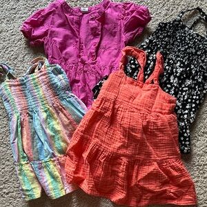 GAP Toddler Dress Set in Pink and Orange